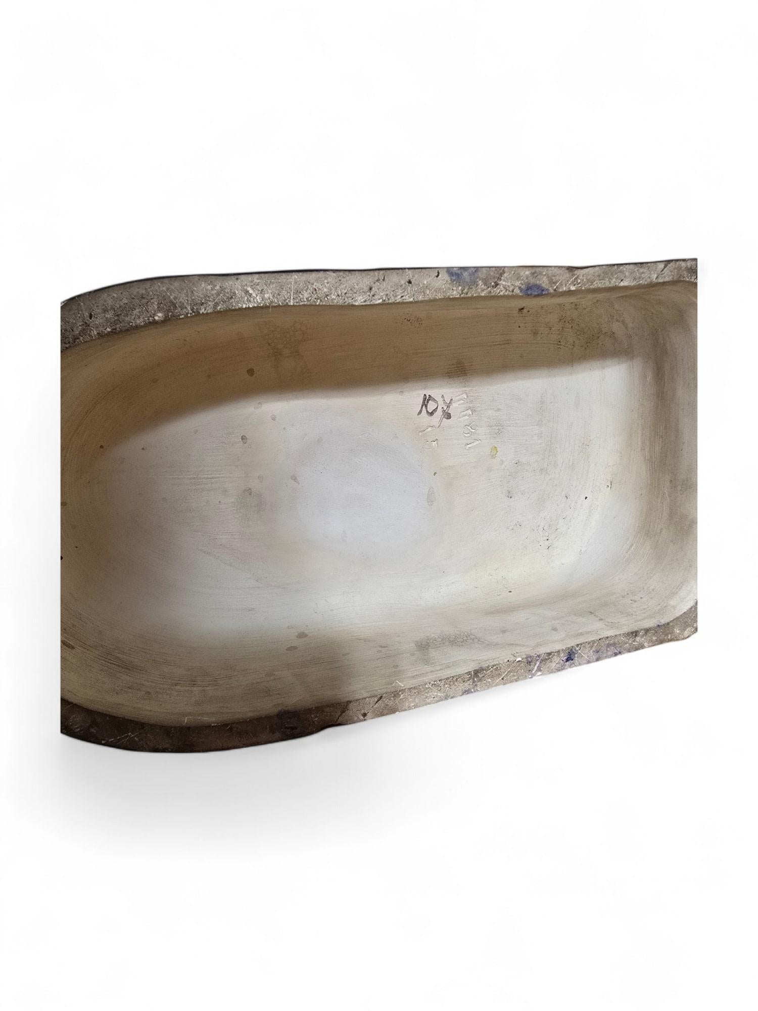 Elegant pair of Art Nouveau ceramic vases from circa 1900. These finely crafted pieces showcase the fluid, organic lines characteristic of the Art Nouveau movement. They have some minor imperfections, but nothing that affects their beauty or