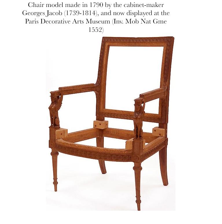 Wood Elegant Pair of Directoire Style Armchairs after G. Jacob, France, Circa 1870