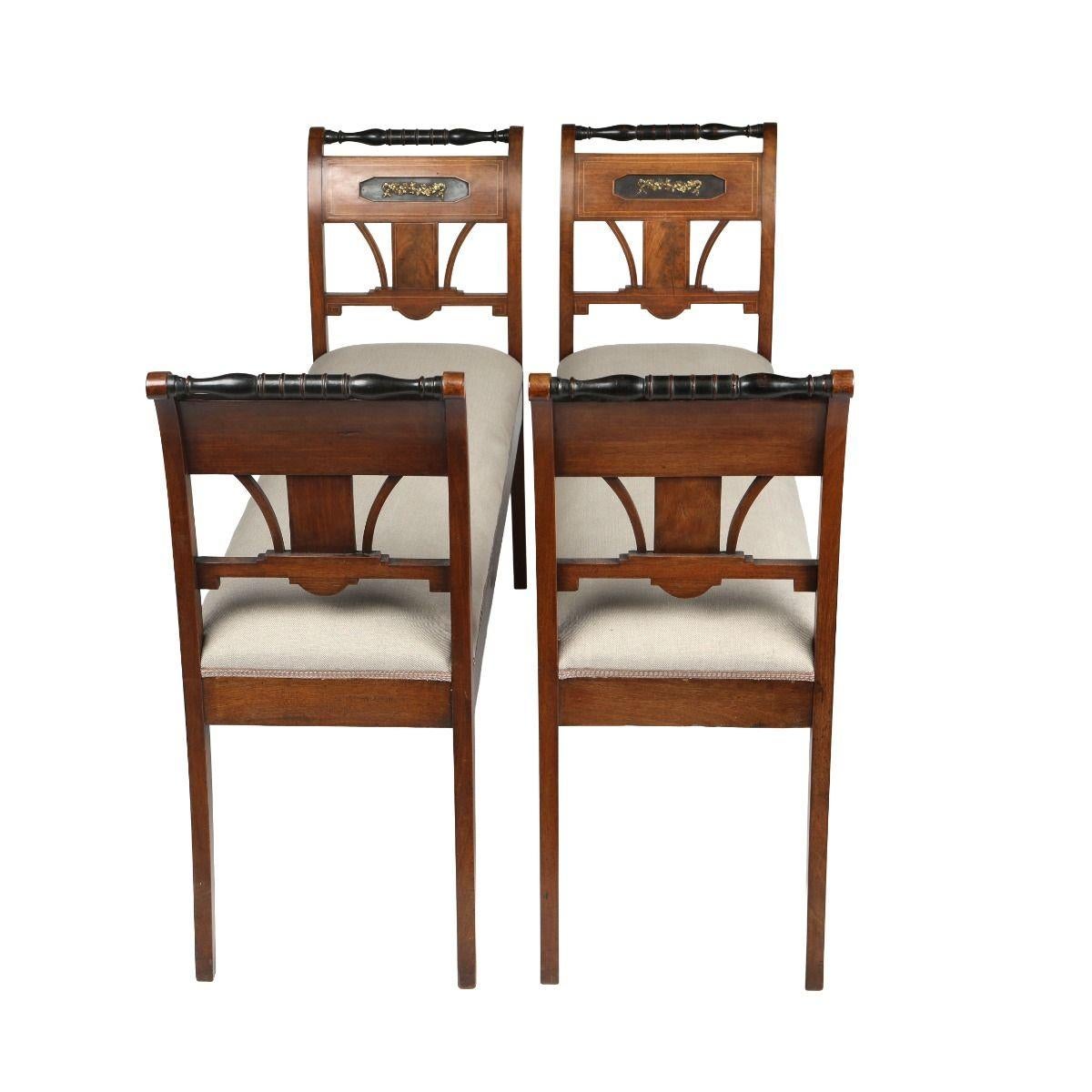 Danois Elegance Paire de bancs Empire, Copenhague, Danemark en vente