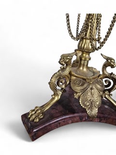 Elegant Pair of French 19th-Century Greek-Style Candelabras