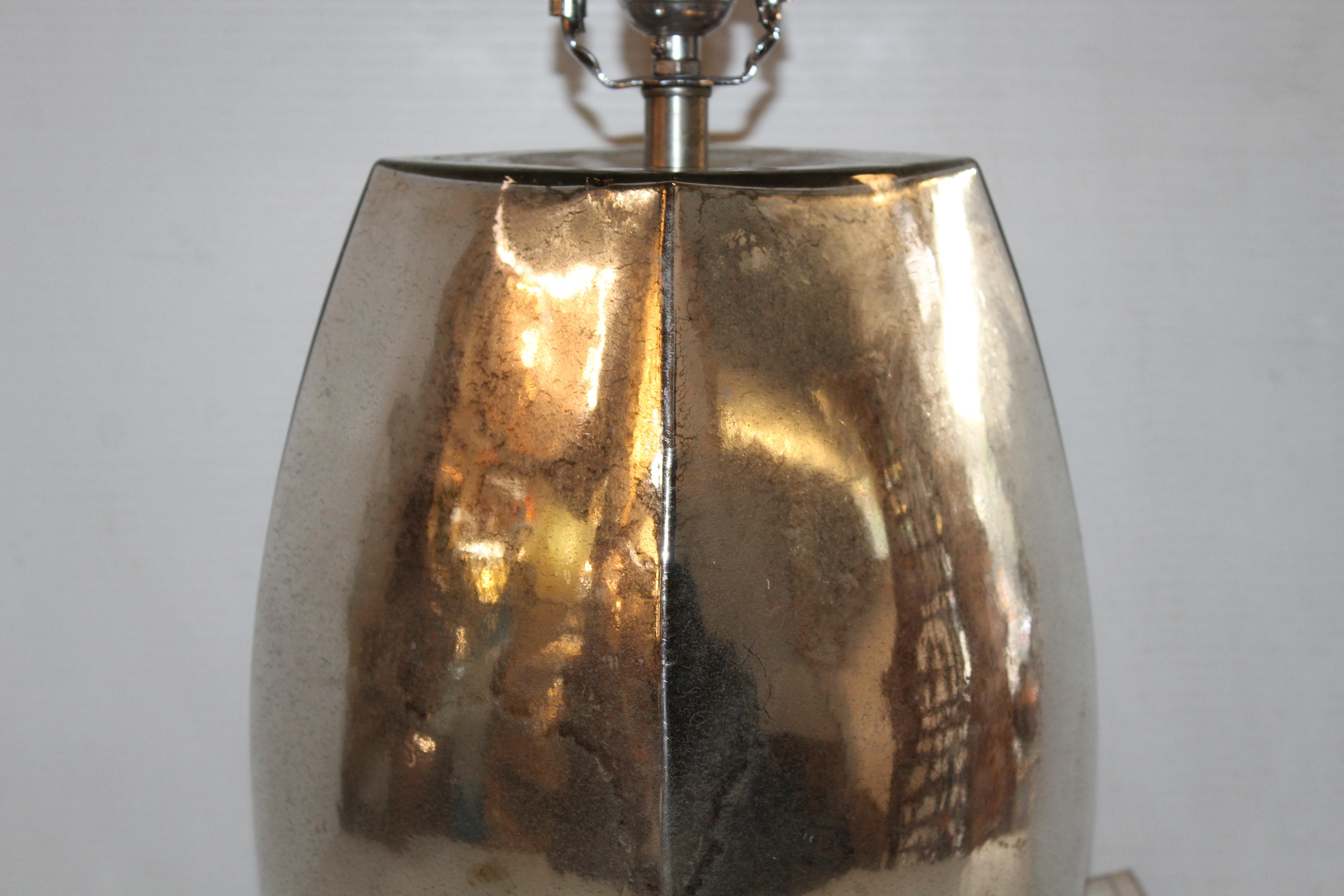Elegante paire de lampes en verre en vente 4