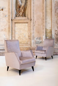 Elegante coppia di poltrone italiane