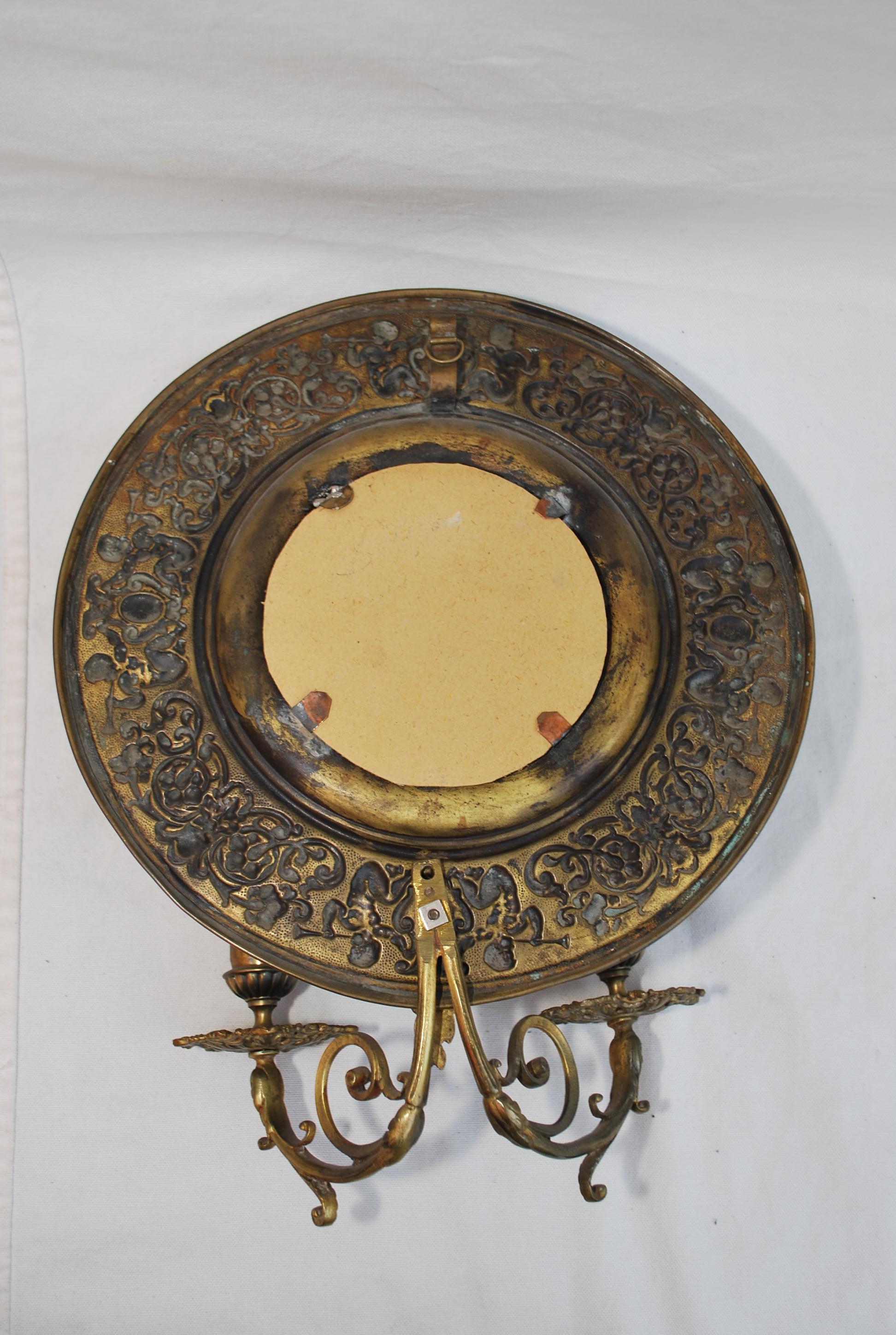 Elegante pareja de apliques franceses de finales del siglo XIX en venta 4