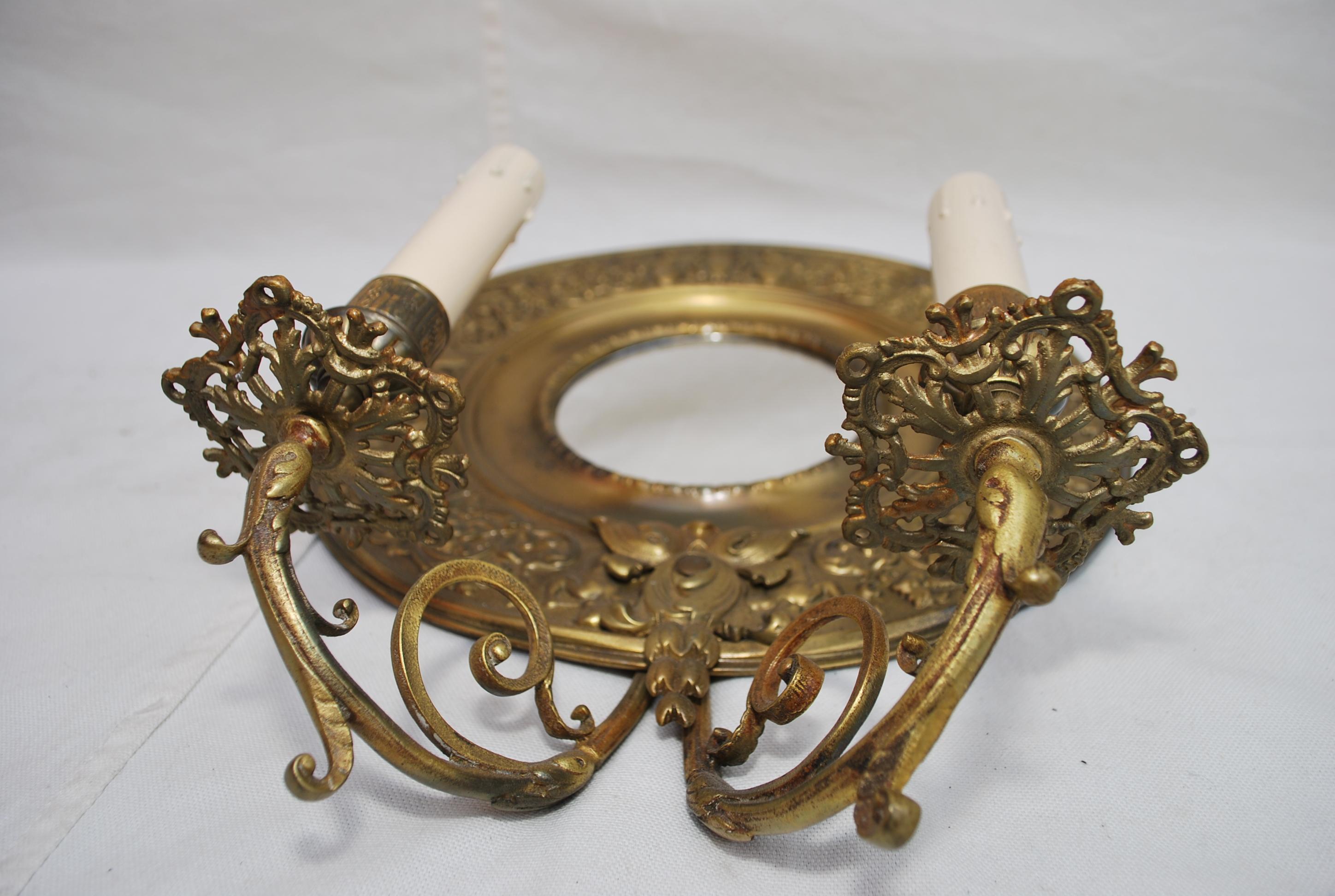 Elegante pareja de apliques franceses de finales del siglo XIX en Bueno estado para la venta en Los Angeles, CA