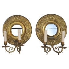 Antique Elegant pair of late 19 TH century French sconces
