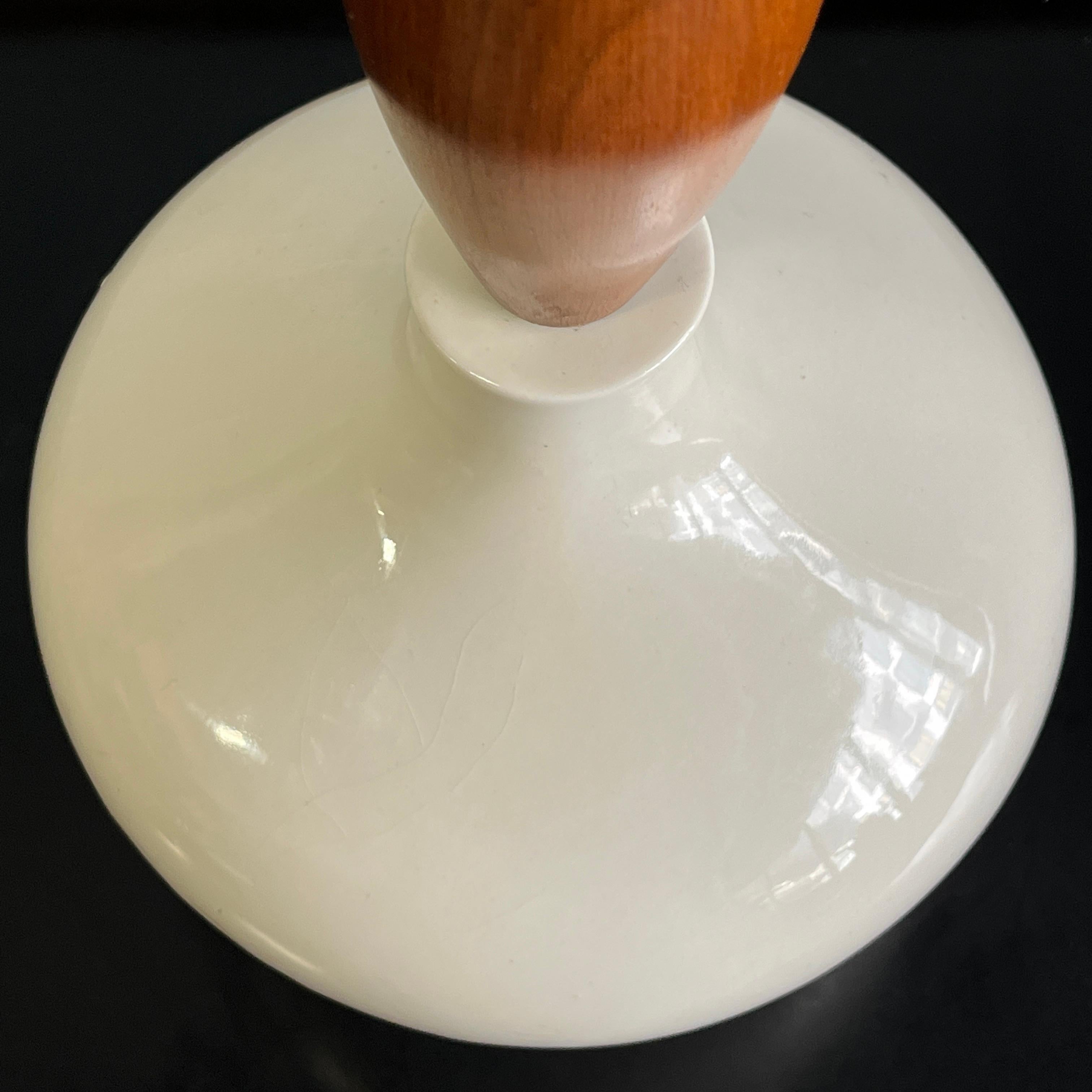 Elegant Pair of Midcentury Ceramic Table Lamps 4