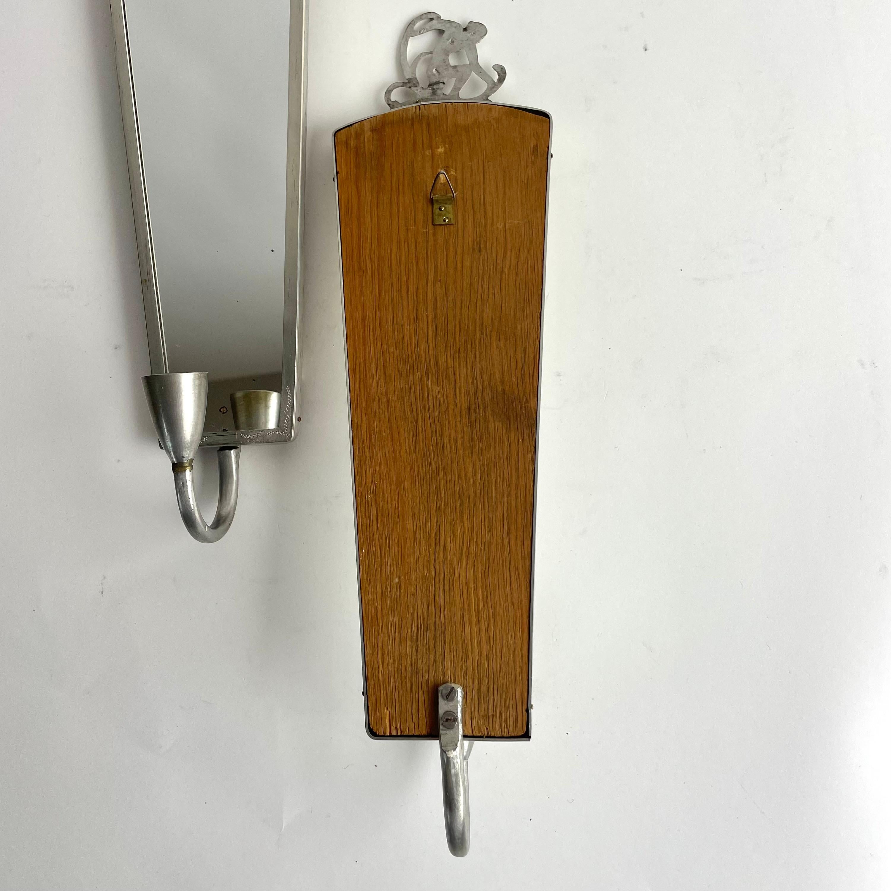 Eleganza della coppia di lampade da parete in peltro Swedish Grace, fine anni '20 in vendita 1