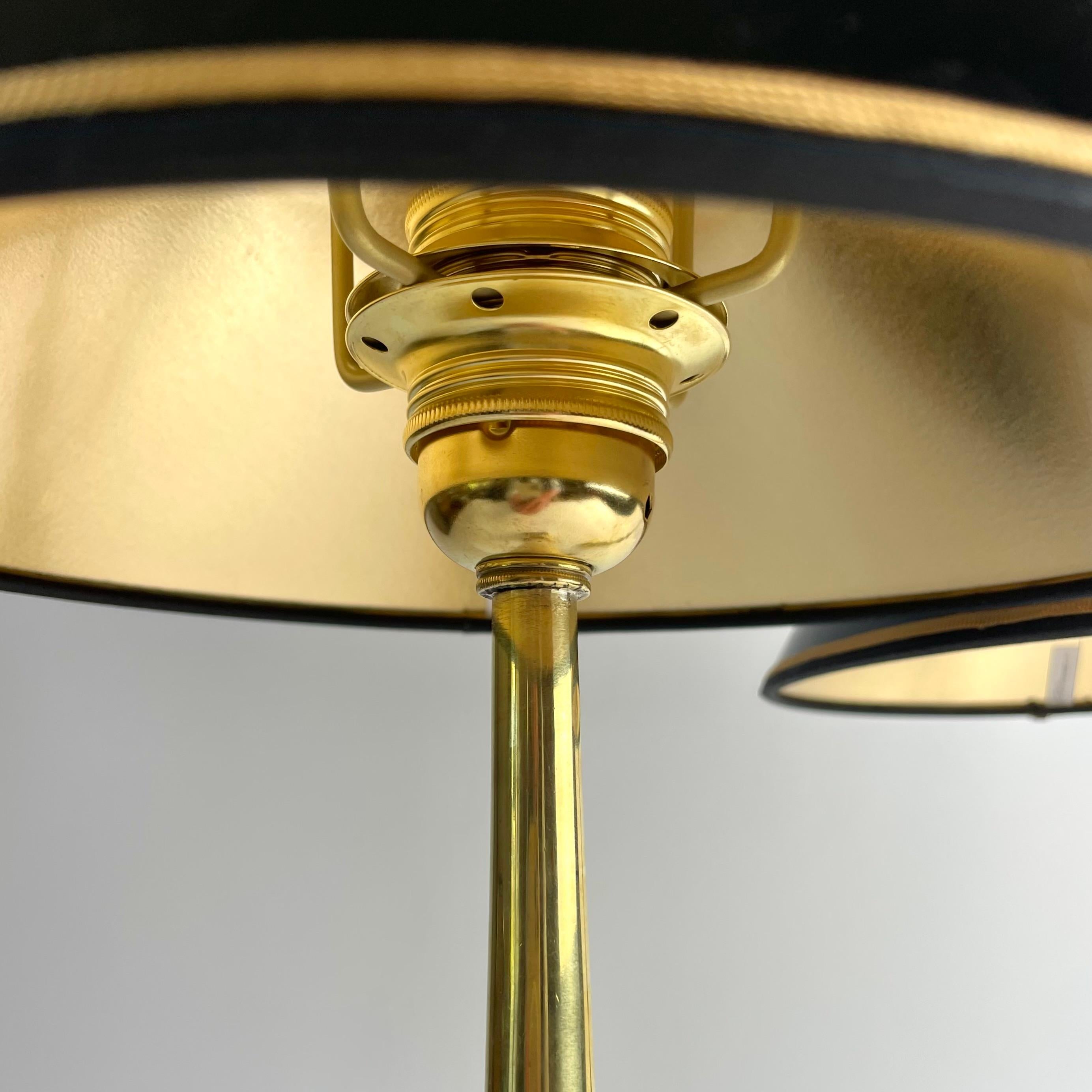 Elegant Pair of Swedish Karl Johan Table Lamps, 1820s For Sale 6