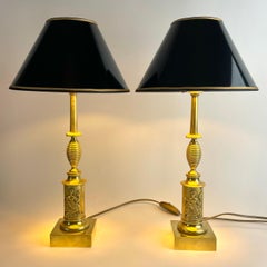 Elegant Pair of Swedish Karl Johan Table Lamps, 1820s