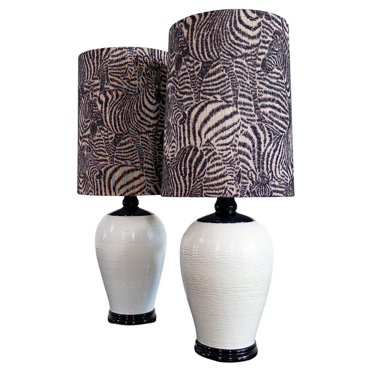 Elegant Pair of Table Lamps – NK, Sweden (1950s)