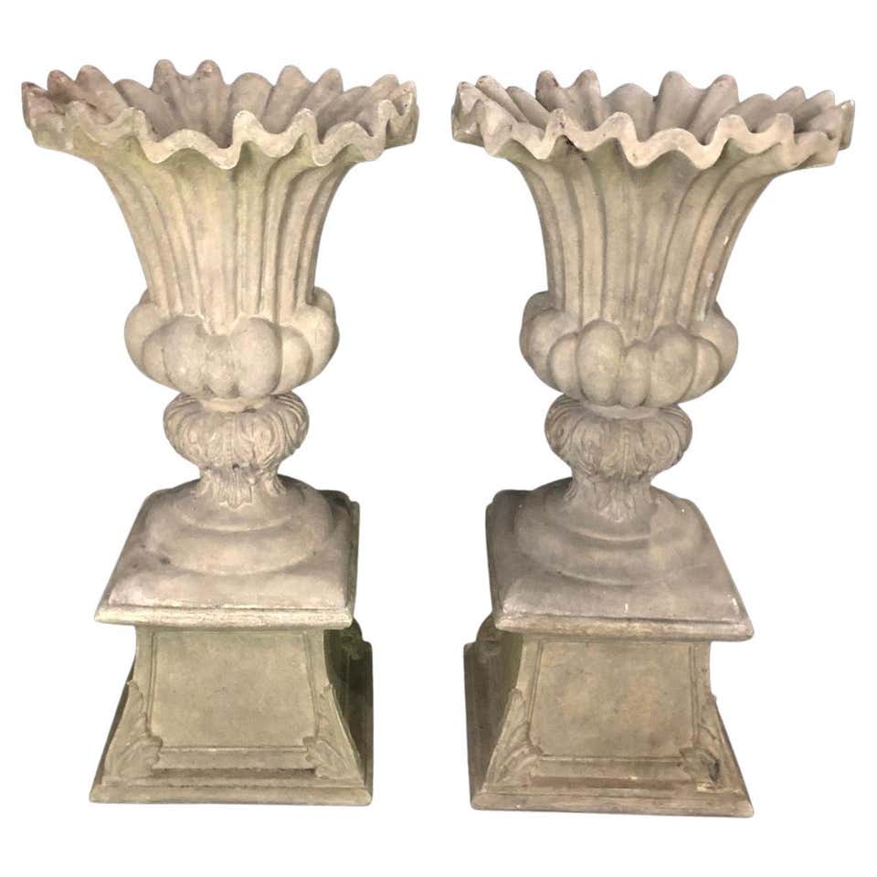 Pair of Antique Garden Urns