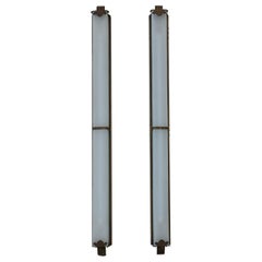 Elegant pair wall lamps. Italy, 1940s