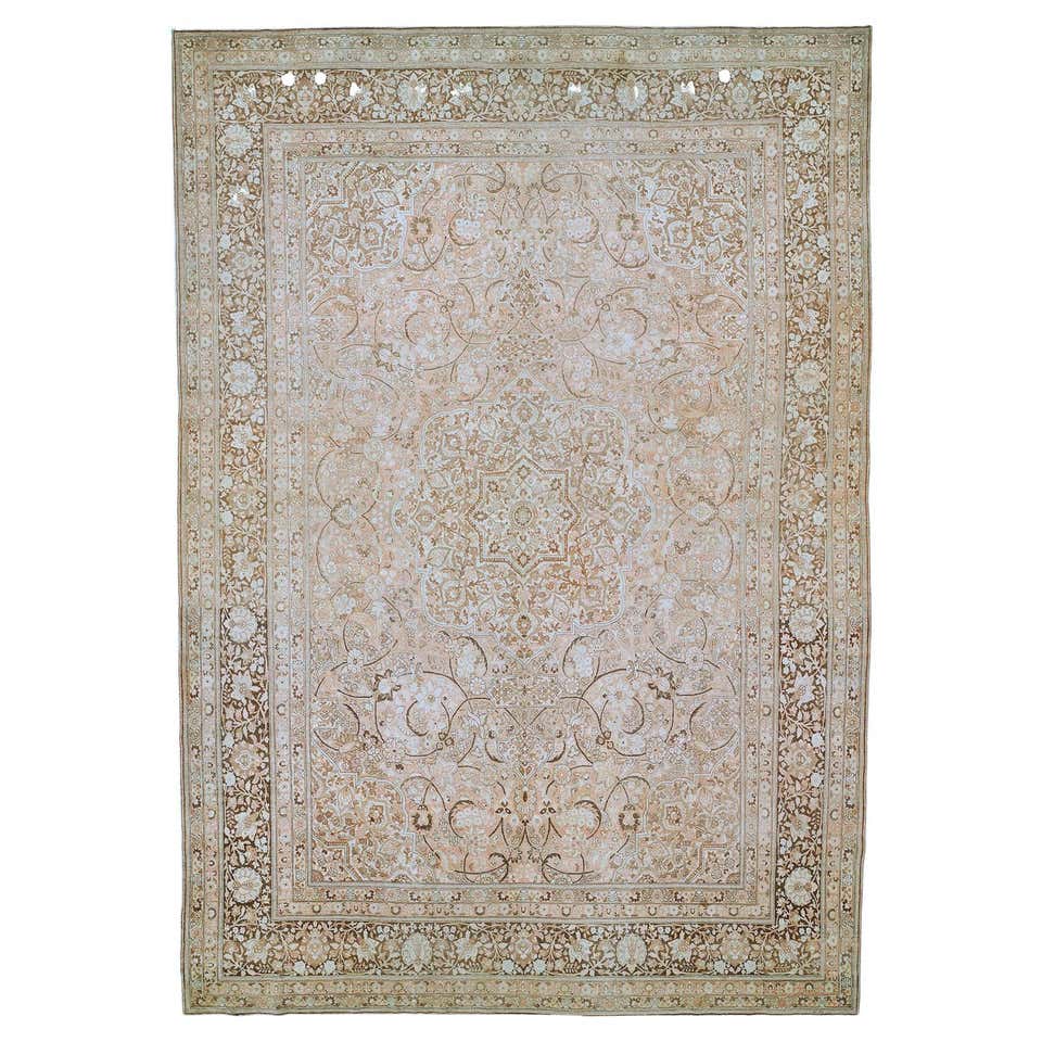 Antique Kirman Palace Size Rug with Romantic French Provincial Style ...