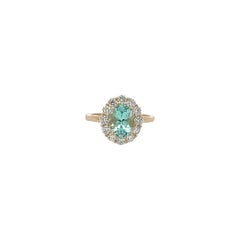 Elegance paraiba  Anneau de Halo