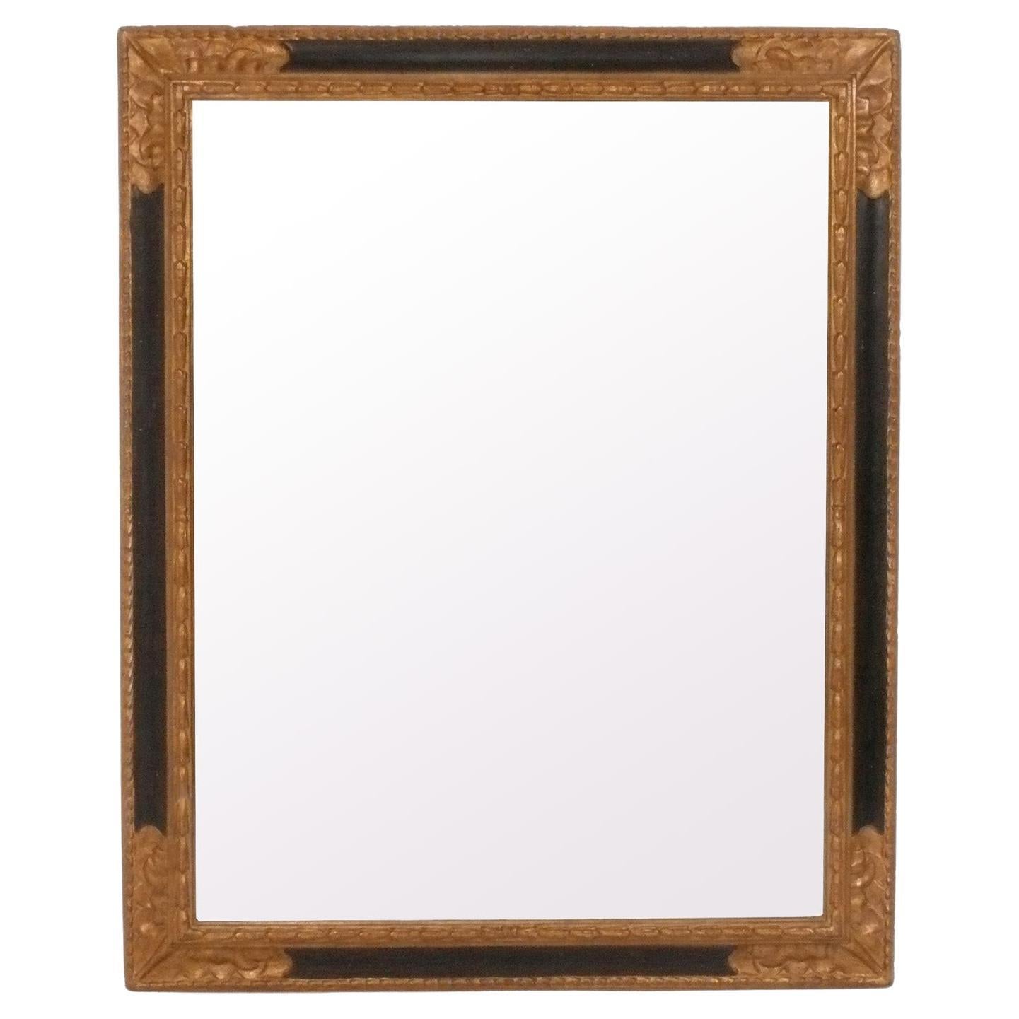 Elegant Parcel Gilt Mirror 55.25"H x 44.25"W