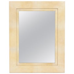 Elegant Parchment Mirror by R & Y Augousti