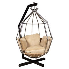 Elegant Parrot Cage Chair by Ib Arberg, c.1970