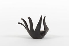 Elegant Patinated Brass Jewelry Rest or Ashtray by Baller, Austria, 1950s