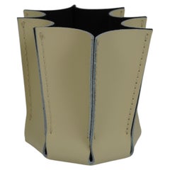 Elegante portalápices de cuero auténtico LEILUX