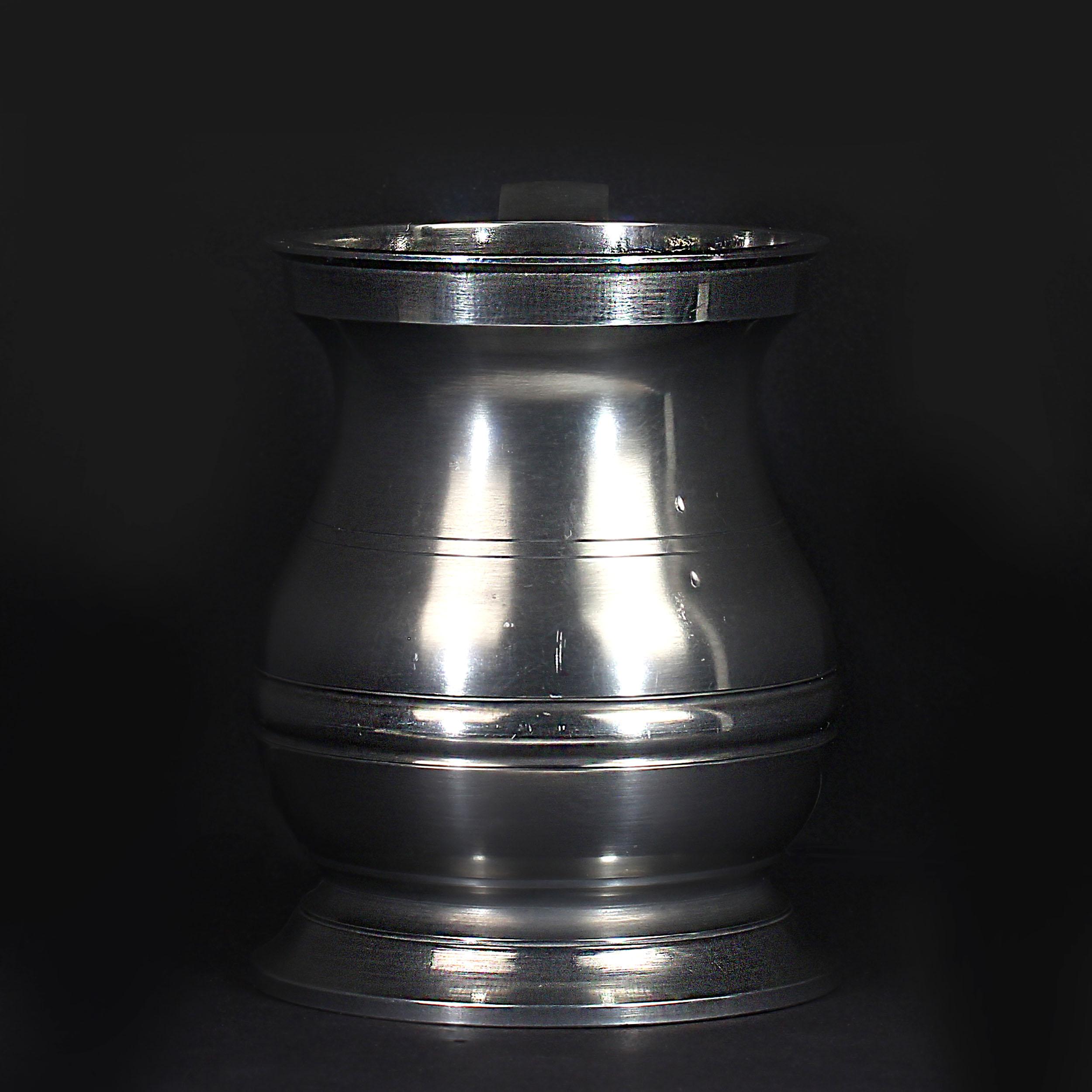 Brazilian Elegant petite John Somers pewter mug