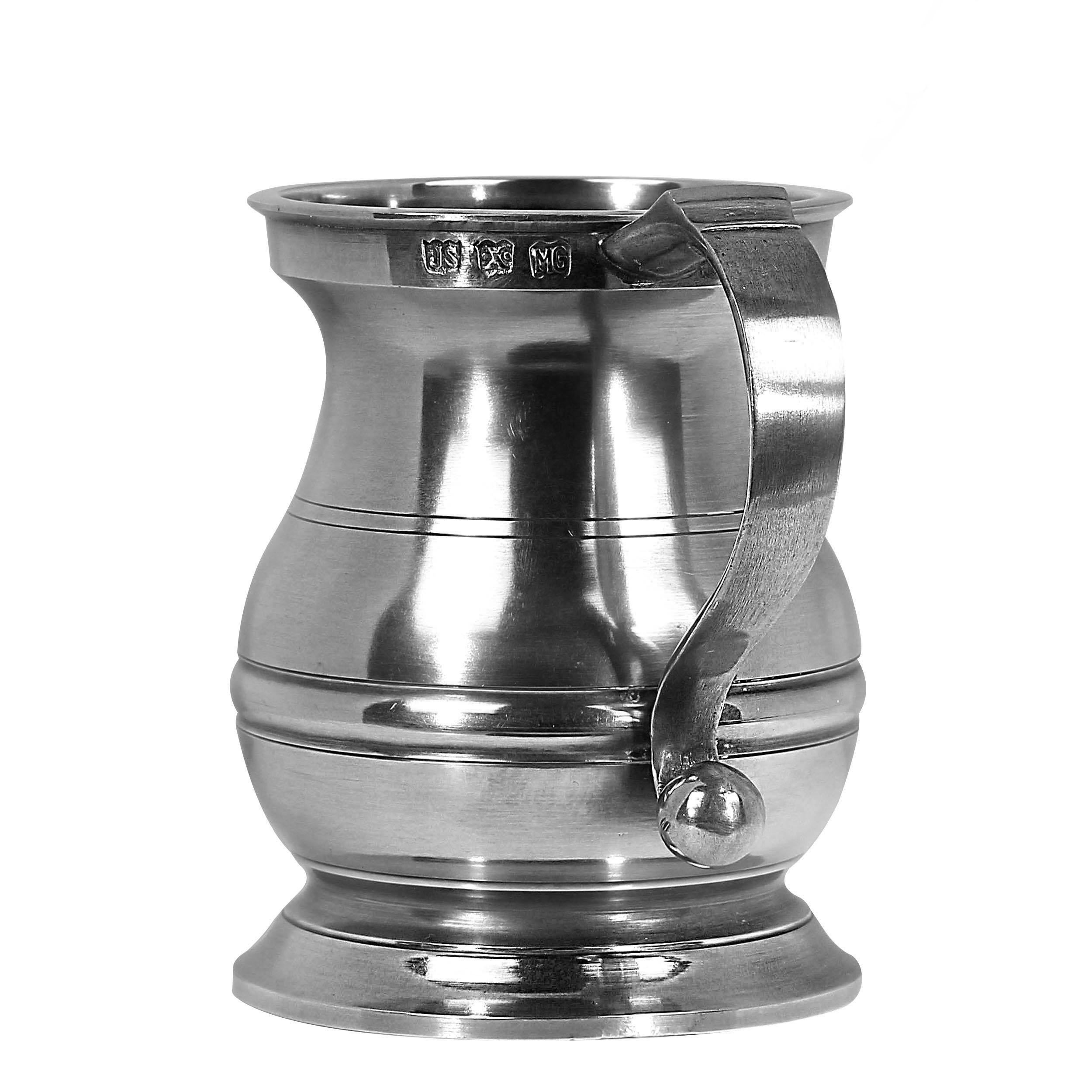 20th Century Elegant petite John Somers pewter mug