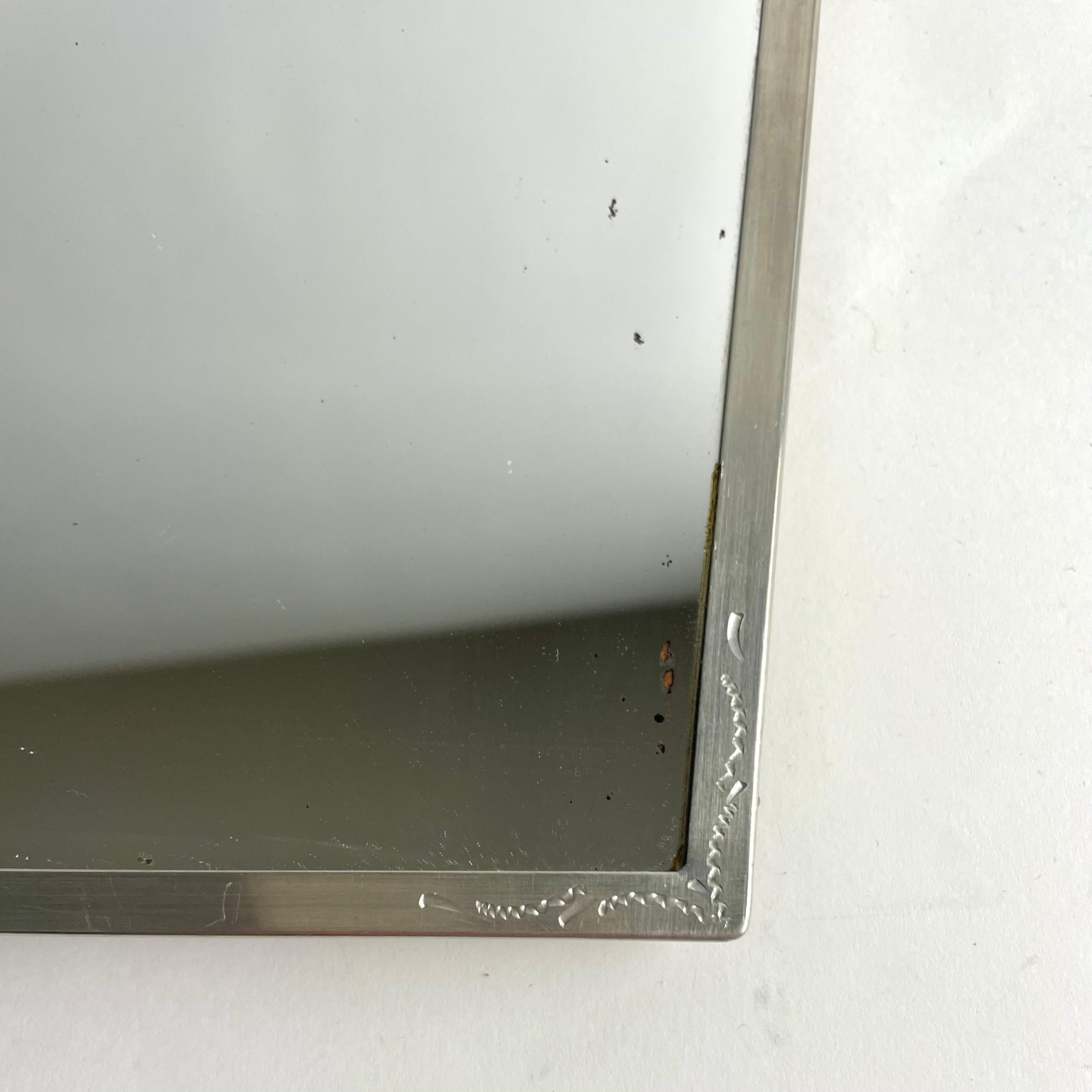 Elegant Pewter Mirror, Swedish Grace, Late 1920s In Good Condition For Sale In Knivsta, SE