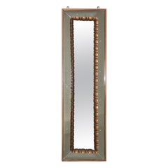 Elegant Pier Luigi Colli Wall Mirror 1950s Wood and Glass