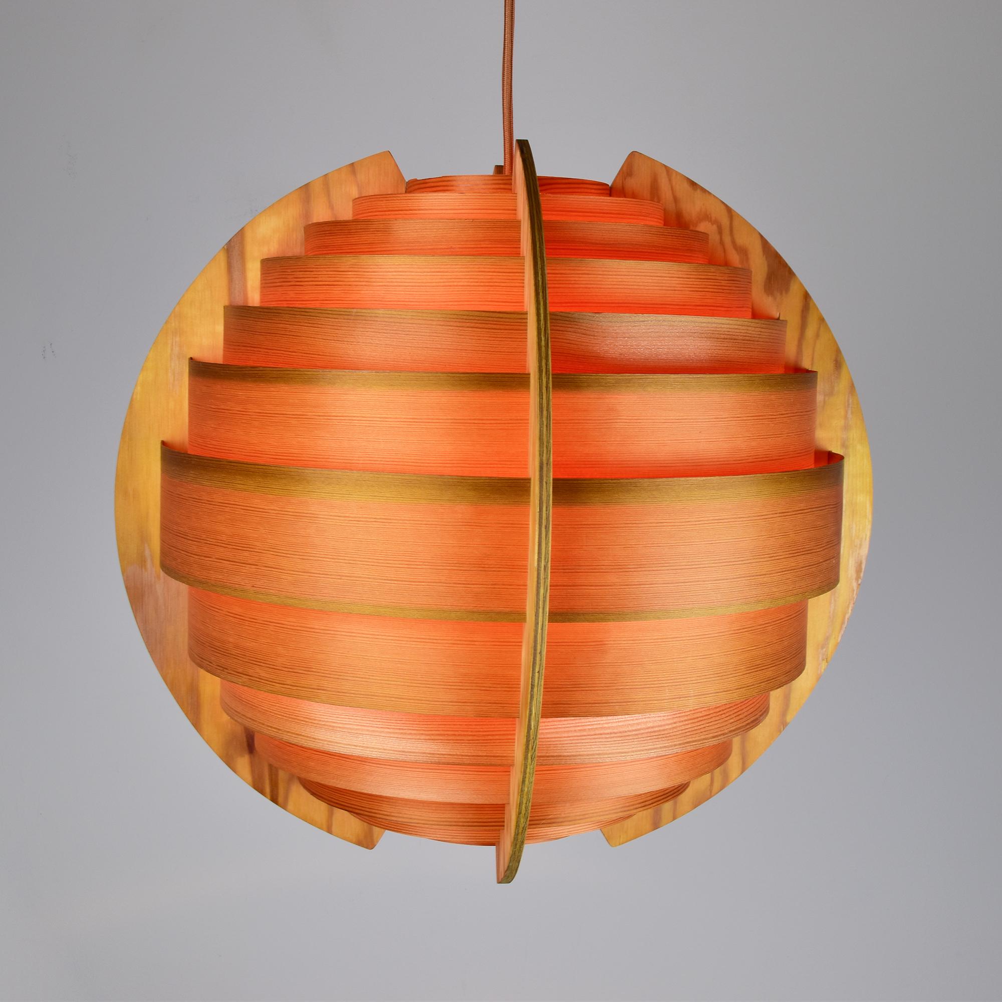Elegance Pine Pendant Light di Hans-Agne Jakobsson  Ellysett, anni '70 in vendita 4