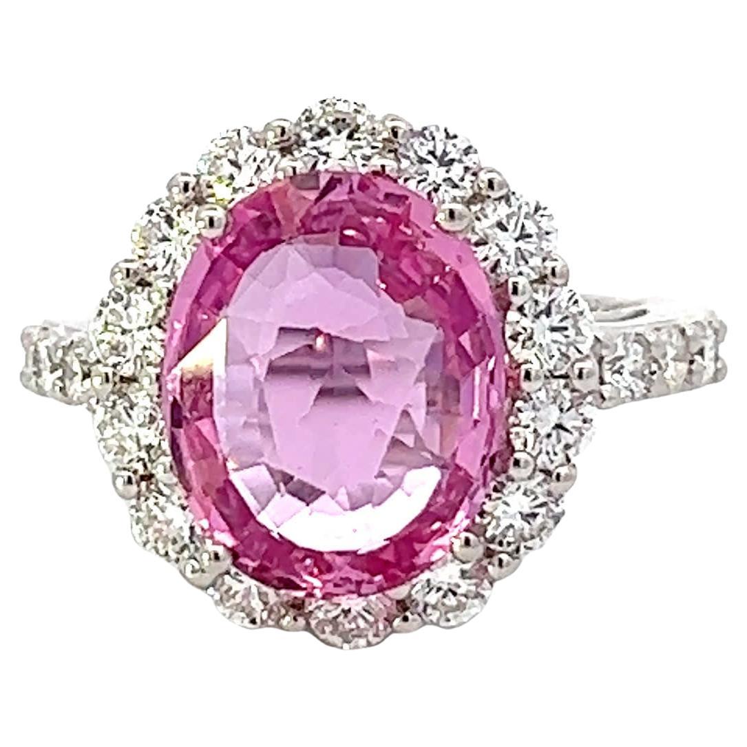 Elegant Pink Gemstone Ring