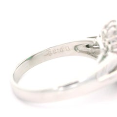 Élégante bague cocktail ballerine en platine avec émeraude de Colombie 1,53 carat certifiée GIA et diamants