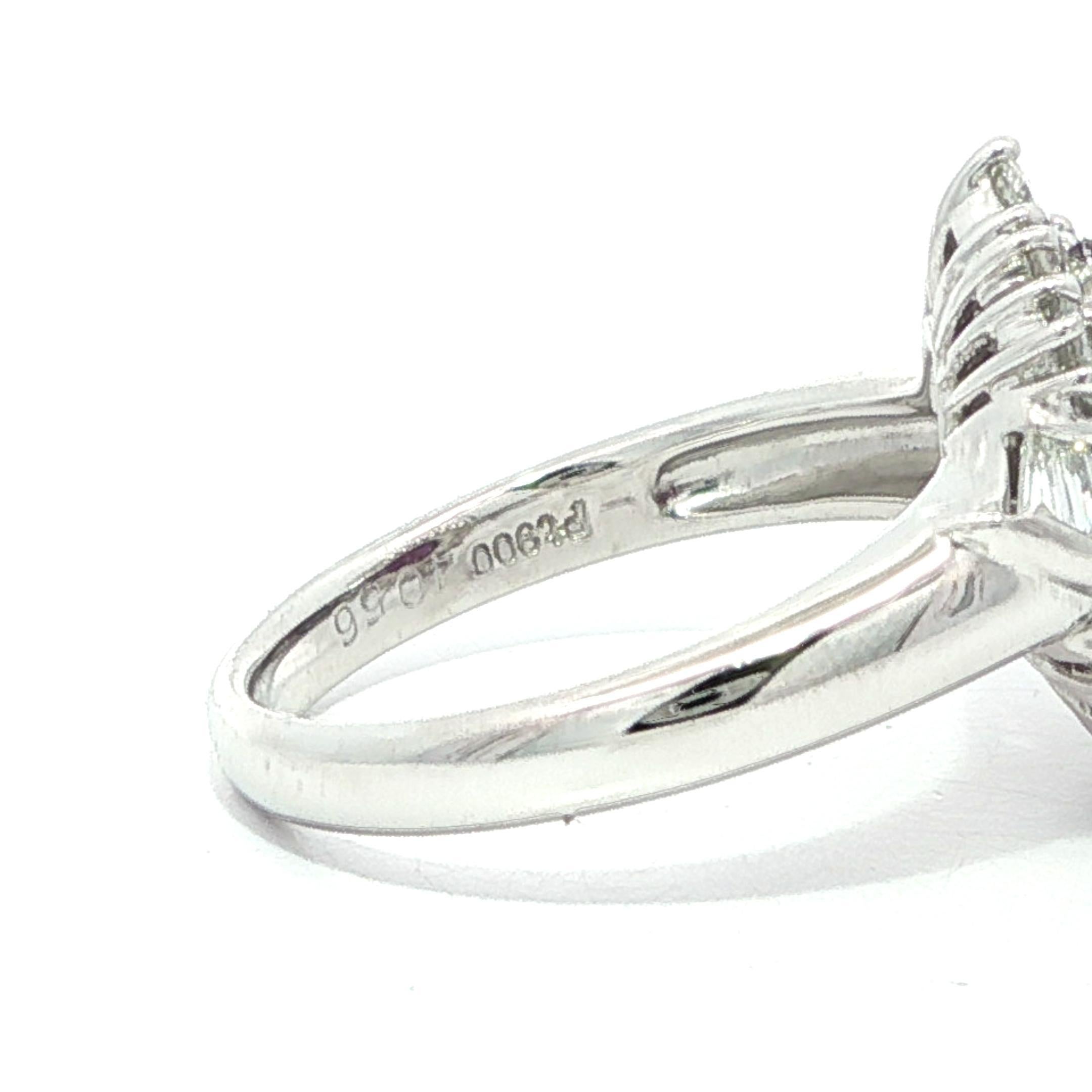 Elegante Anillo de Platino GIA 4,71ctw Zafiro Estrella Púrpura Cabujón Ovalado c/ Diamante en venta 1