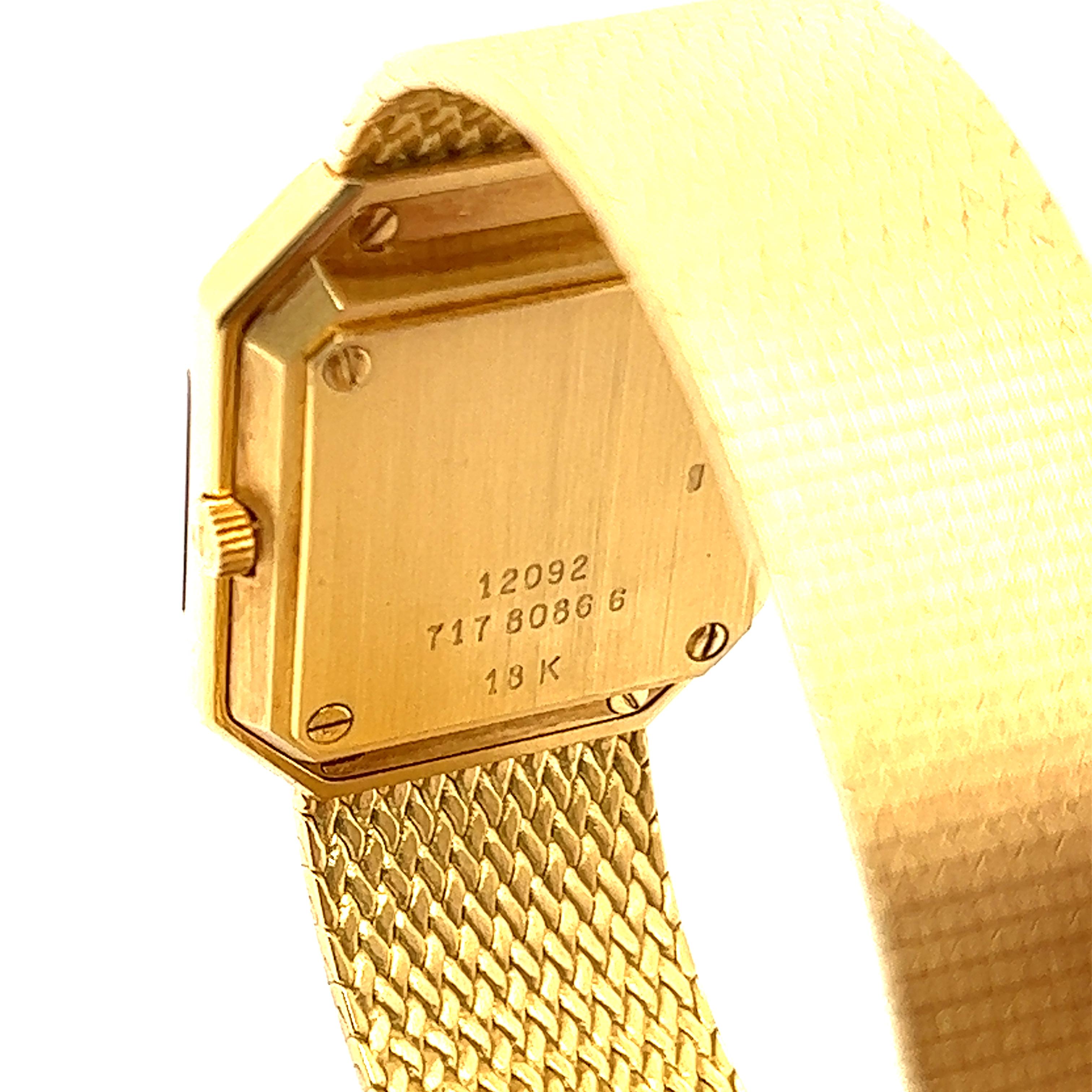 Women's or Men's Elegant Rado Lady’s Watch in 18 Karat Yellow Gold