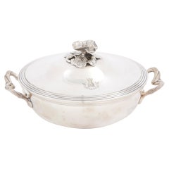 Elegant / Refined French Silver Covered Dish