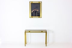 Elegante Regentschaftskonsole und Spiegel, 1980er Jahre