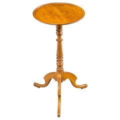 Elegant Regency Period Satinwood Occasional Wine Table