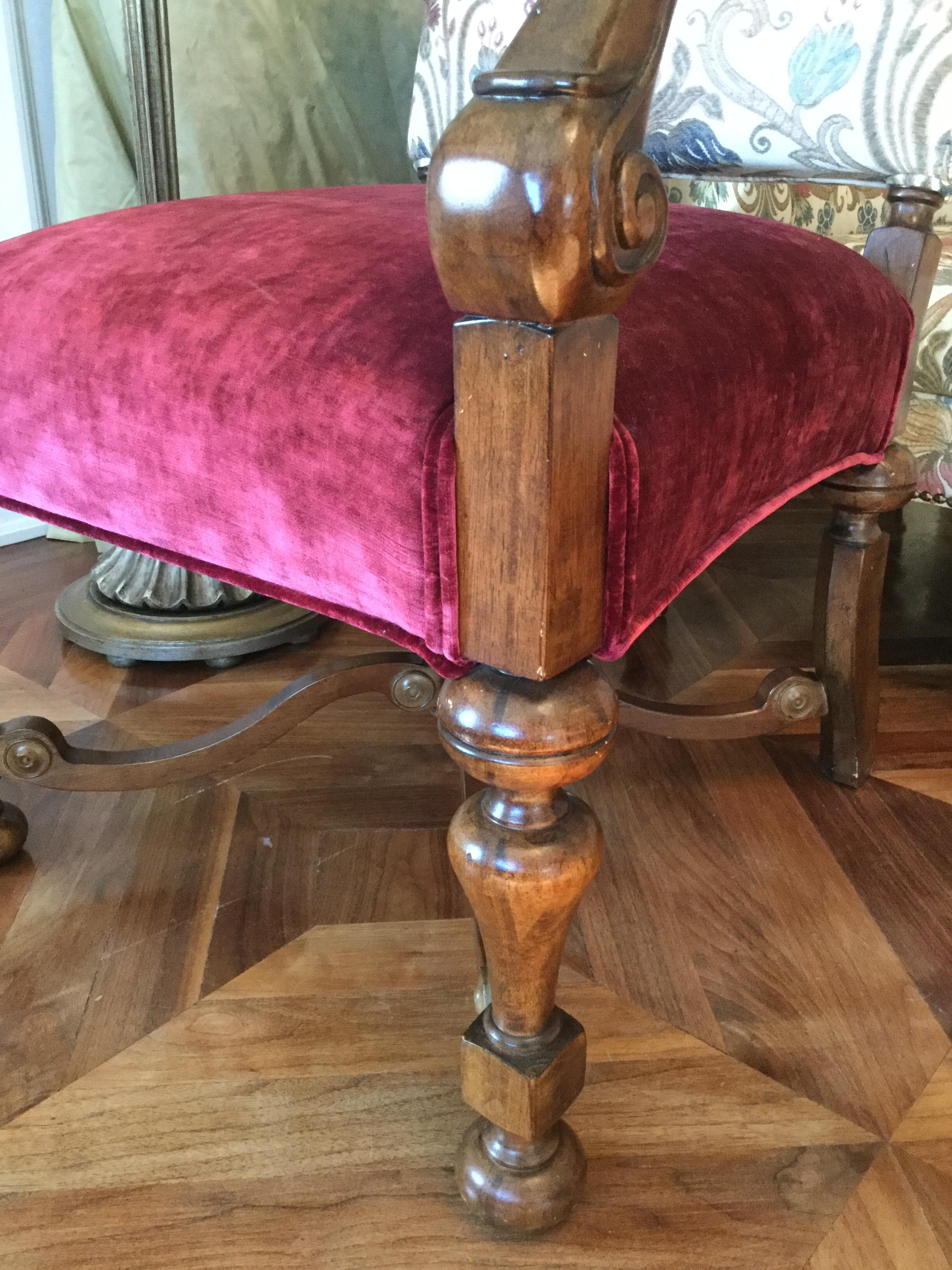 Elegant Renaissance Side Chair For Sale 1