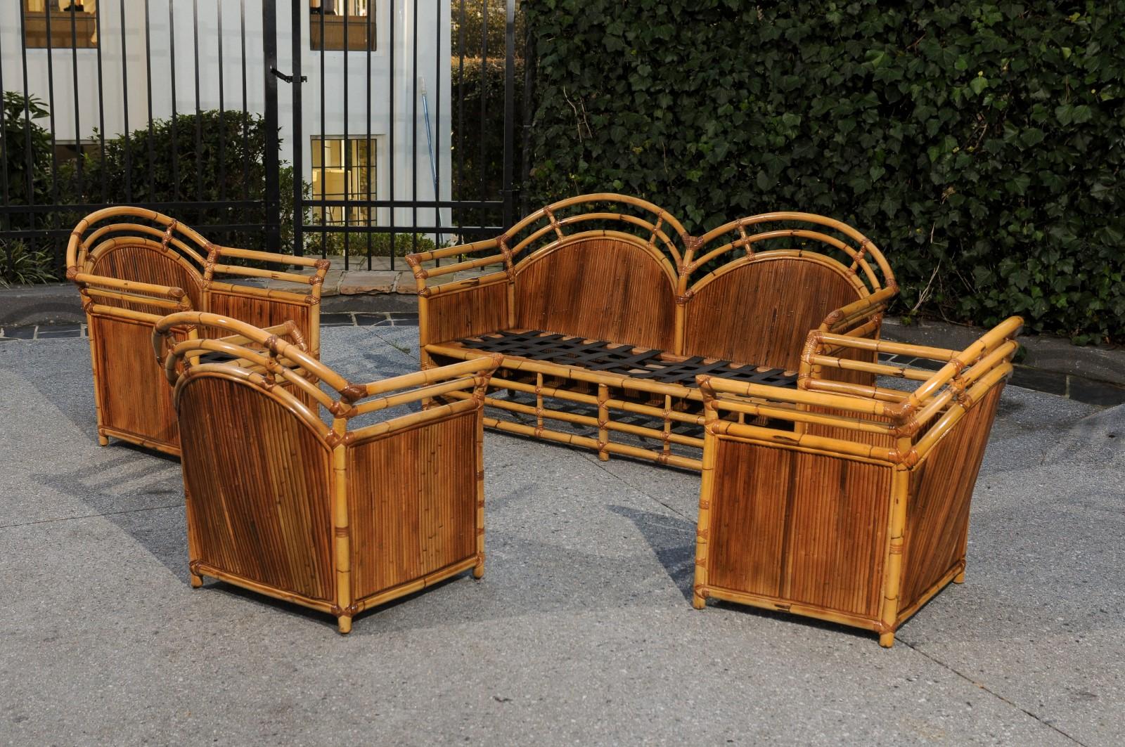 Elegant Restored Pair of Manau Club Chairs by Henry Olko, circa 1980 For Sale 11