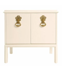 Elegant Restored Pair of Iconic Vintage Door Knocker Commodes by Mastercraft