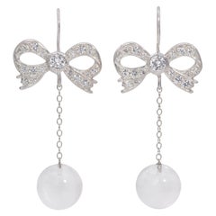 Elegant Rock Crystal Earrings with Swarovski Crystals by April in Paris Designs