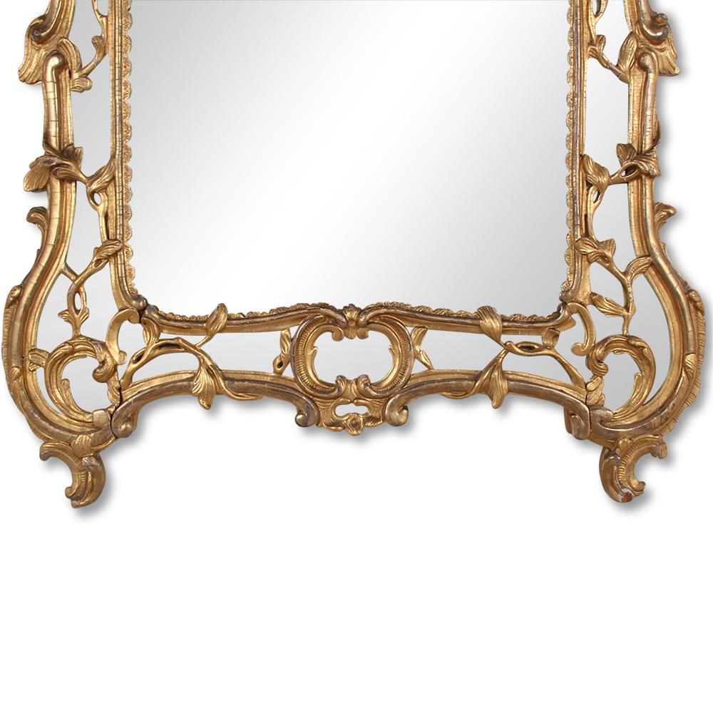 20th Century Elegant Rococo Style Mirror