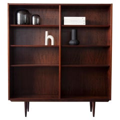 Elegant Rosewood Bookcase from the Mid 20th Century, Made in Denmark