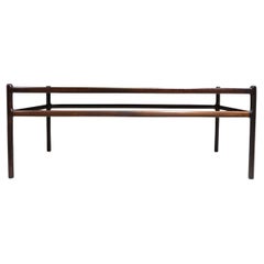 Elegant Rosewood Coffee Table by Johannes Anderseon for CFC Silkeborg