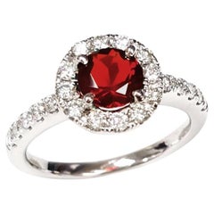 Elegant Ruby and Diamond Ring