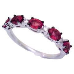 Elegant Ruby and Diamond Ring