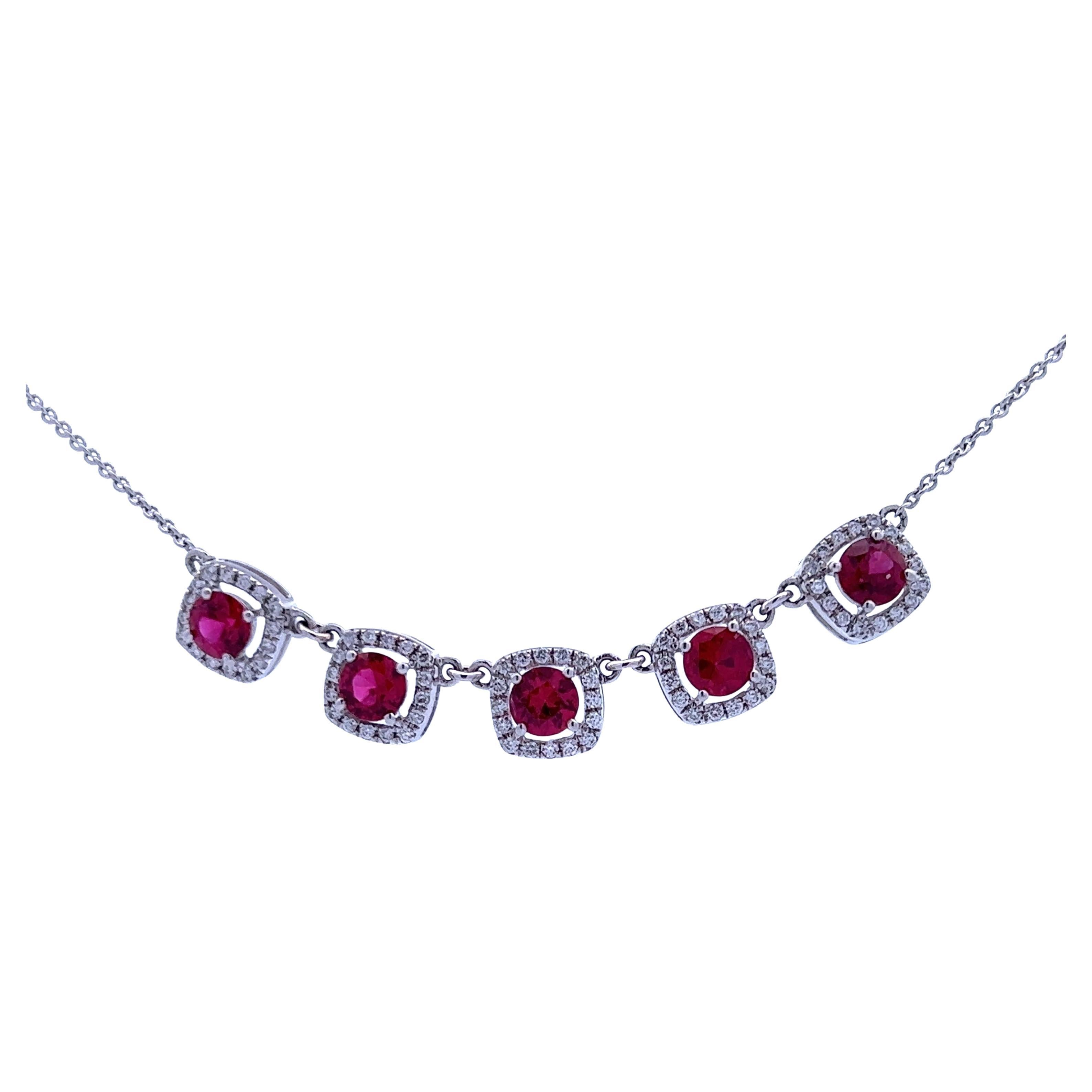 Collana di rubini Eleg