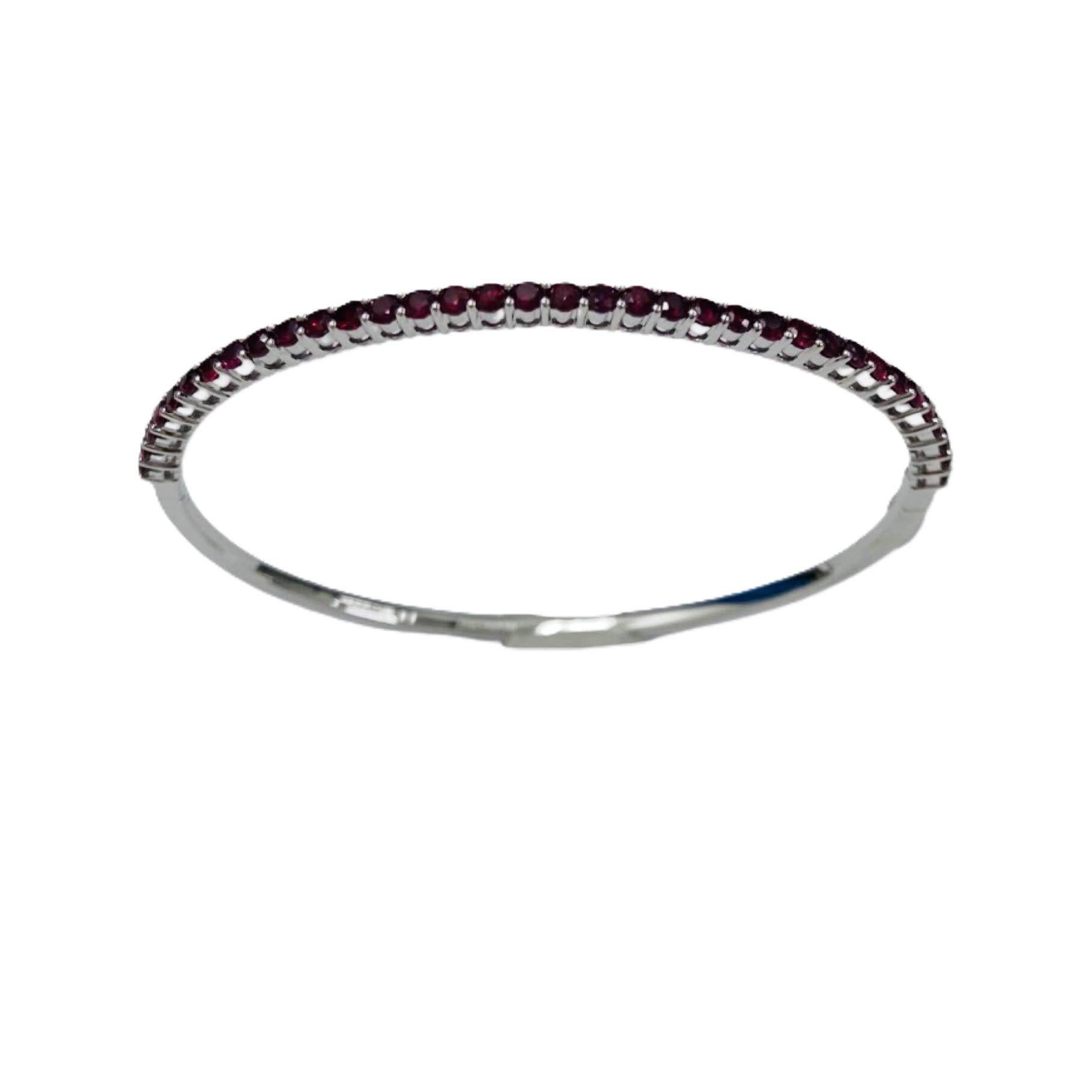 Bracciale Eleg con pietre di rubino in vendita
