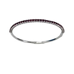 Elegant Ruby-Stone Bracelet