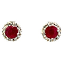 Elegance - Boucles d'oreilles rubis