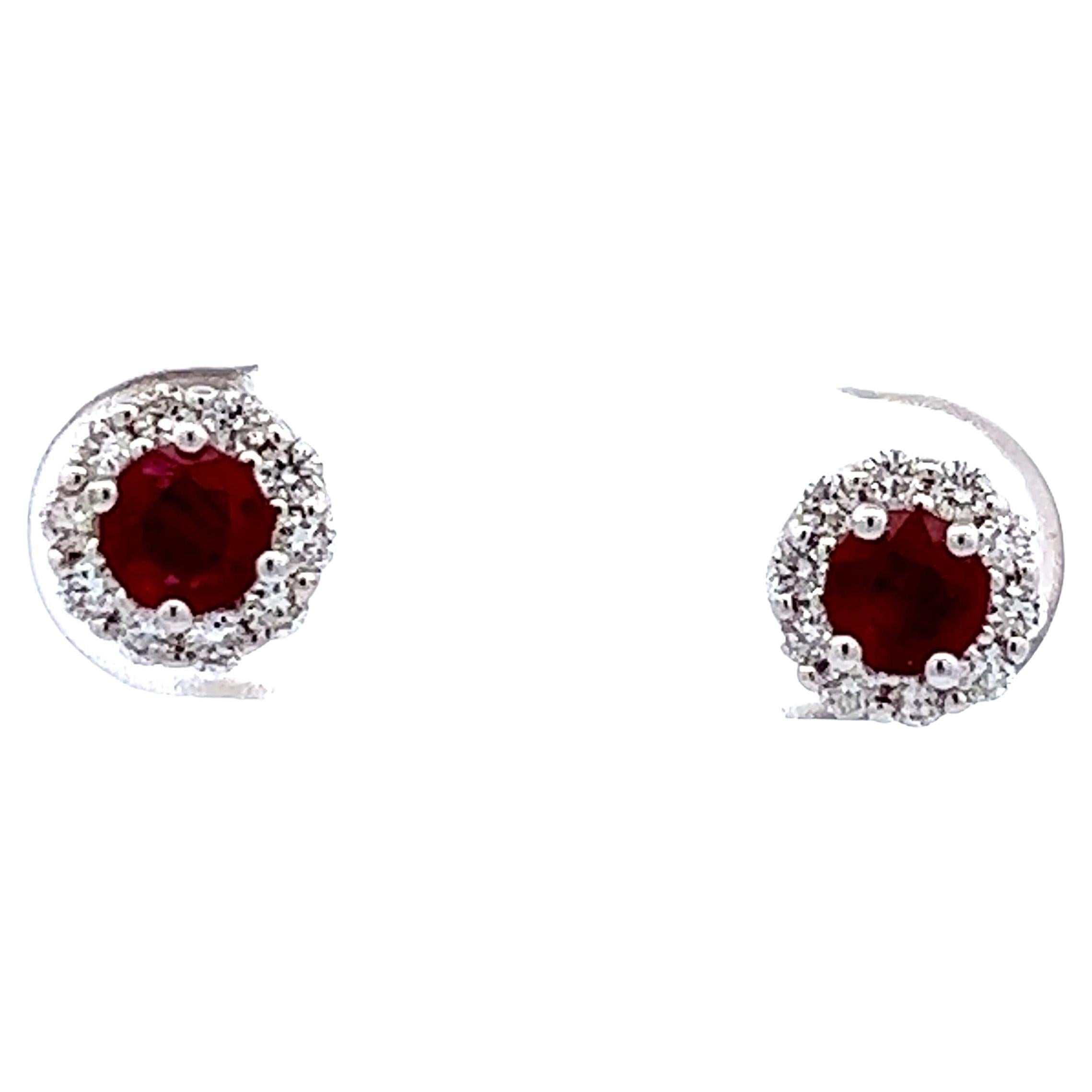 Elegance - Boucles d'oreilles rubis