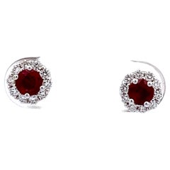 Elegance - Boucles d'oreilles rubis